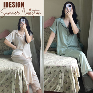 Đồ bộ Pijama nữ ngủ áo cộc quần dài chất lụa cao cấp có đủ size mẫu mã đa dạng