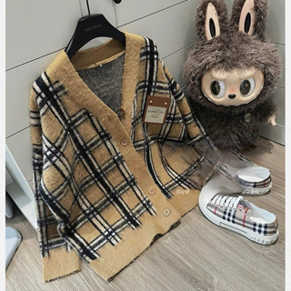  Áo Khoác Len Nam Nữ Áo Len Cardigan Lông BBR Chuẩn Hàng QC Loại 1 New 2025 - DP BOUTIQUE 