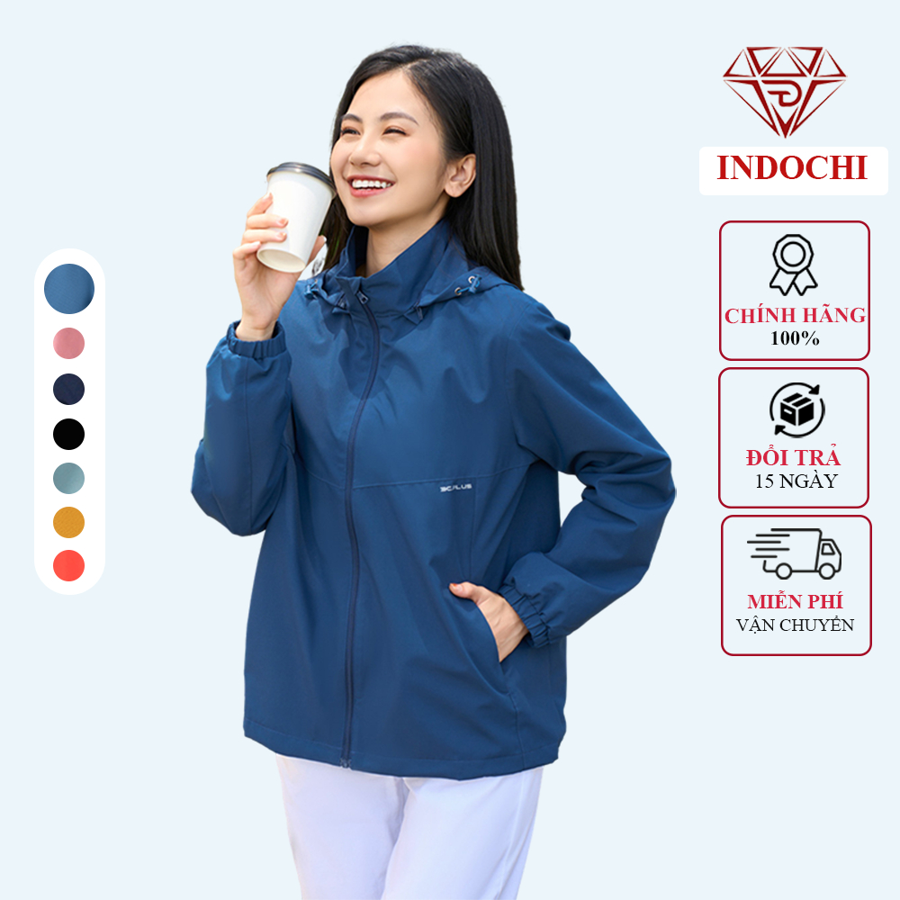  Áo khoác gió nữ 2 lớp 3C PLUS Chất liệu gió tráng bạc cao cấp Chống gió Chống nước Chống UV 
