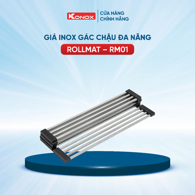 Giá inox kê bồn rửa đa năng gấp gọn KONOX - Rollmat RM01