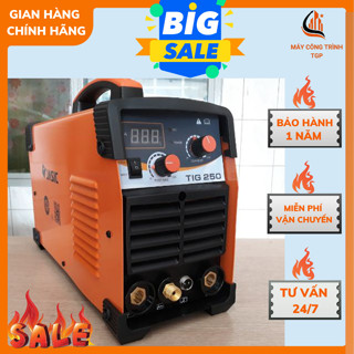Máy hàn  2 chức năng TIG và Que 250 - Full phụ kiện - Bảo hành 12 tháng