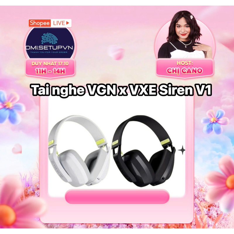 Tai nghe không dây gaming VGN x VXE Siren V1 2,4ghz / bluetooth5.0 / hàng new chính hãng