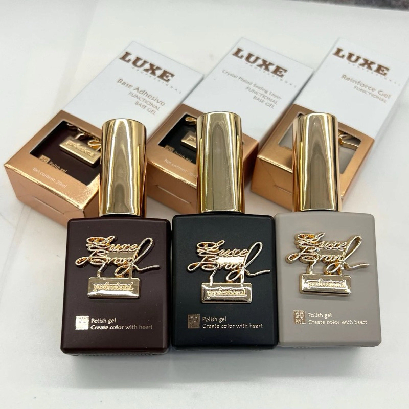 Base top LUXE cao cấp, siêu bóng - siêu bền, Chai 20 ml mẫu mới.