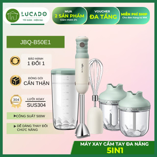 Bộ Máy xay Cầm Tay Đa Băng Bear JBQ- B50E1 Xay Ăn Dặm Xay Cháo Xay Tỏi Ớt Tiện Lợi