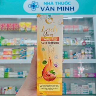 Dung dịch vệ sinh phụ nữ Lady Queen Nghệ Tây - Ngăn Ngừa Viêm Nhiễm Nấm Ngứa Chai 150ml