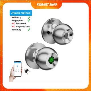 Khóa vân tay nắm tròn, khóa vân tay thông minh 3 cách mở