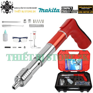 Máy bắn đinh, súng bắn đinh hạt nổ, thiết kế full kim loại giảm tiếng ồn an toàn, chuyên bắn bê tông sắt gỗ đồ vật cứng