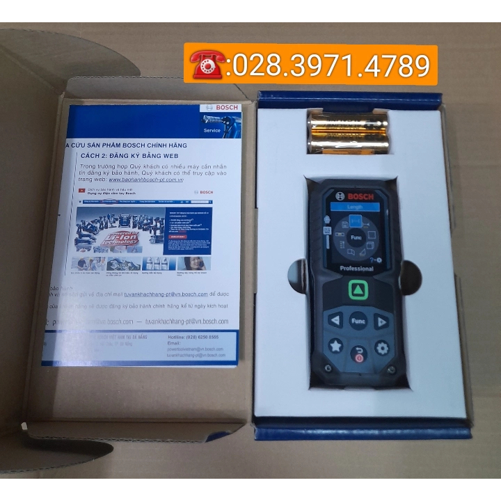 Máy đo khoảng cách Laser tia Xanh BOSCH GLM 50-23 G PROFESSIONAL