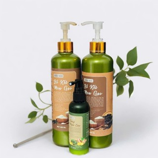 Dầu Gội Bồ Kết Men Gạo Hiền Bùi Giúp Giảm Rụng Tóc,Phục Hồi Tóc Hư Tổn Chiết Xuất Thảo Dược
