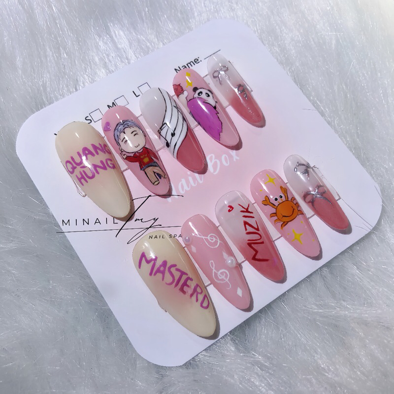 Nailbox Quang Hùng MasterD Muzik - Có đổi màu+form ib cho shop