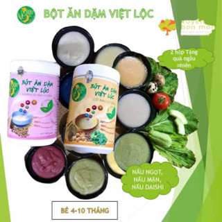 Bột ăn dặm cho bé 4,5,6 tháng..Việt lộc - bột cho trẻ ăn dặm - Freeship - dinh dưỡng, an toàn, chống táo bón