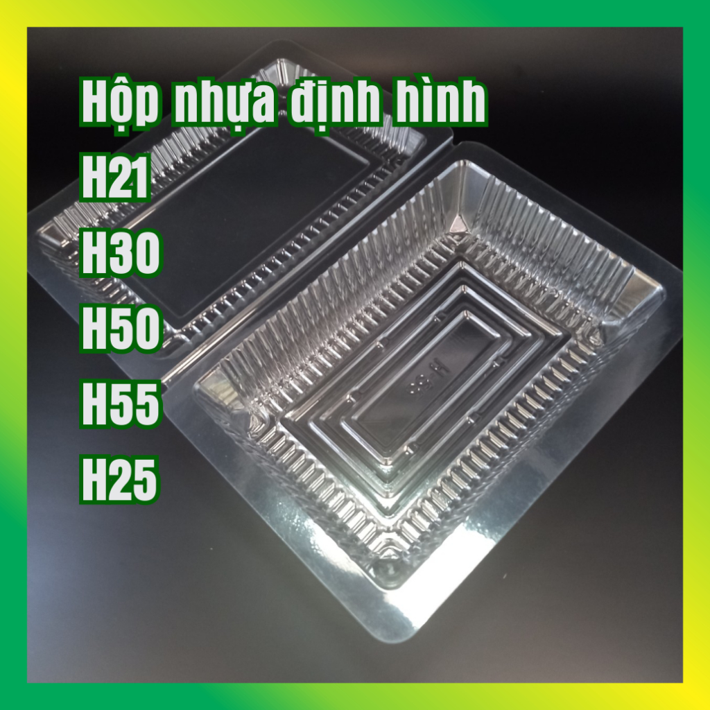 Lốc 100 Hộp nhựa định hình H21 / H30 /H50 /H55 / H25