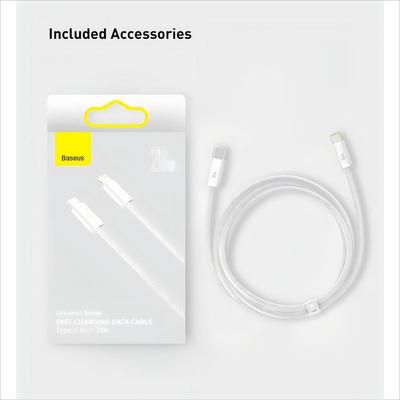 Dây Cáp Baseus PD 20W Nối Đầu USB-C Sang Lighting Sạc Nhanh Hỗ Trợ Truyền Dữ Liệu 480Mbps