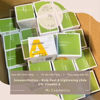 [Chính Hãng] Innoaesthetics - Kem peel Lightening Cream chứa 5% Vitamin A Đều Màu Da Giảm Thâm Mụn