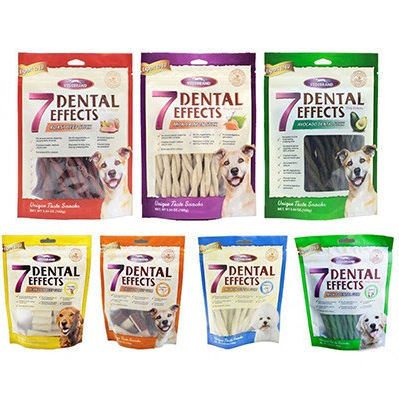 Xương Gặm Sạch Răng Cho Chó 7 Dental Effect 160g Nhiều Vị Hỗ Trợ Vệ Sinh Răng Miệng