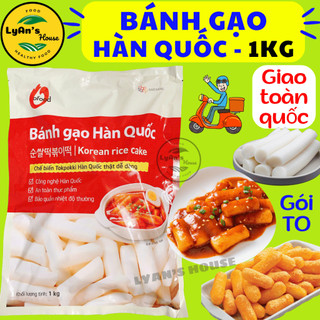   Toàn Quốc  BÁNH GẠO HÀN QUỐC TOKBOKKI 1kg O'FOOD Ngon SỐT tokpokki,bánhgạo lắc phômai Daesang Sannadle AnPhátPhát 