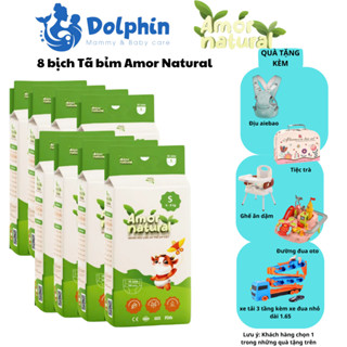  8 bịch bỉm Amor Natural bỉm Việt Nam đủ size 