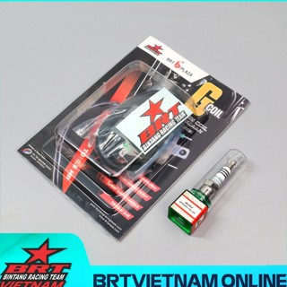 Combo Mobin sườn Fi BRT + Bugi BRT dành cho các dòng xe sử dụng bugi chân dài và các dòng xe tay ga Honda 4van mới