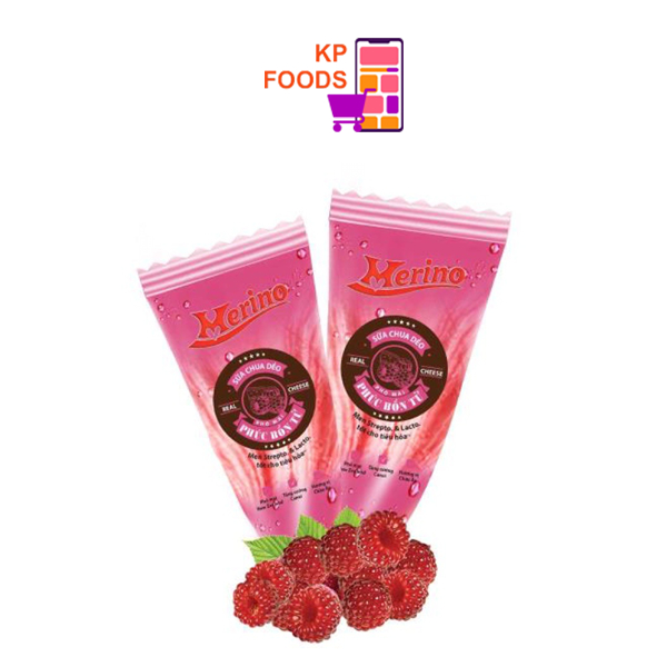 COMBO 10 sữa chua dẻo phúc bồn tử phô mai Merino 50g