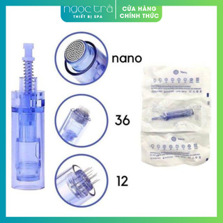 (GIÁ SỈ) Đầu kim nano xanh 12 36 cấy tảo tinh chất sẹo rổ cho spa thẩm mỹ viện | Ngọc Trà HCM