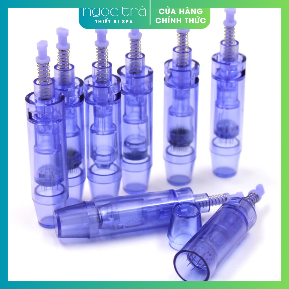 (GIÁ SỈ) Đầu kim nano xanh 12 36 cấy tảo tinh chất sẹo rổ cho spa thẩm mỹ viện | Ngọc Trà HCM
