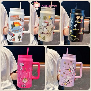  bình giữ nhiệt có tay cầm 15000ML SNOOPY bằng thép không gỉ 304 cốc đá dung tích lớn  bình giữ nhiệt nước cốc đựng đá 