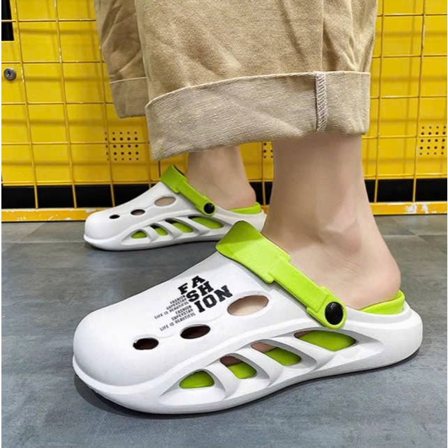 dép sục nam thời trang  thoáng khí đế cao phong cách xu hướng