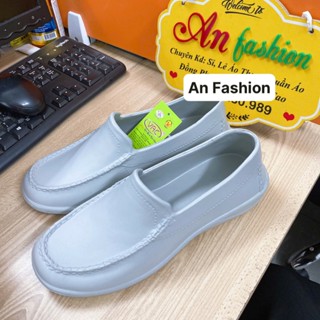 Giày tây nam bằng nhựa siêu nhẹ VAC E095 Không lổ siêu bền đi mưa _ Hình chụp thật