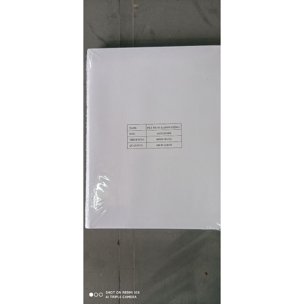 MÀNG ÉP PLASTIC 80 MIC A5 165x220 / NHỰA ÉP PLASTIC