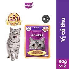 28 gói whiskas CÁ THU gói 80gr