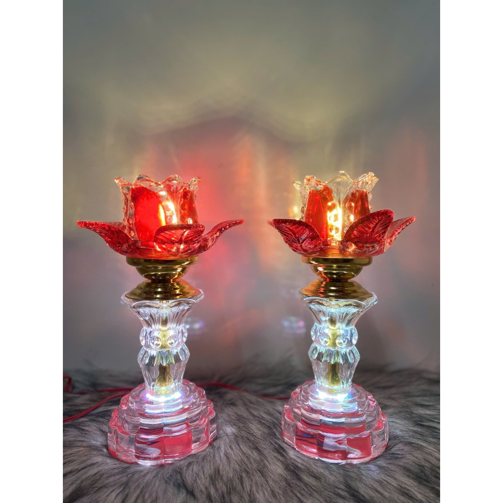 ĐÈN THỜ PHA LÊ CAO CẤP 035 (27 CM) 1 CẶP