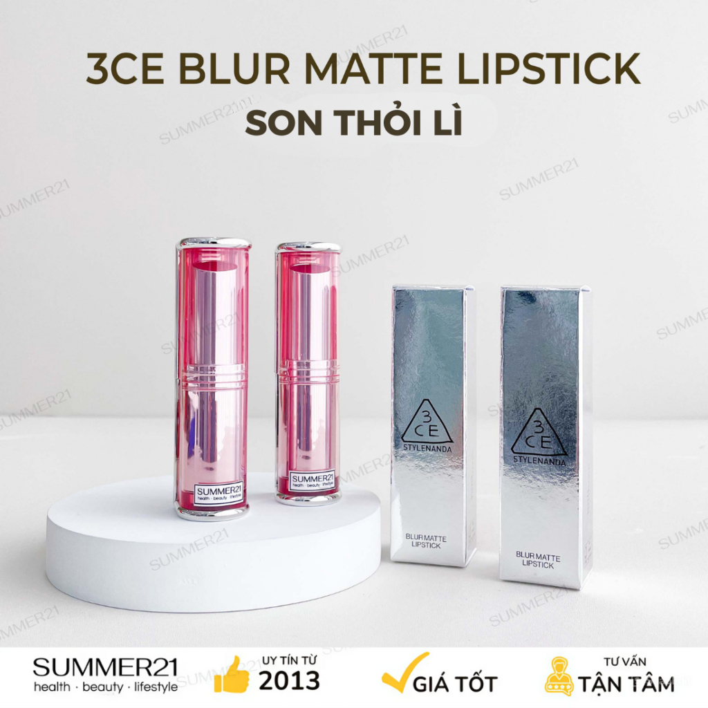 Son thỏi 3CE STYLENANDA BLUR MATTE LIPSTICK