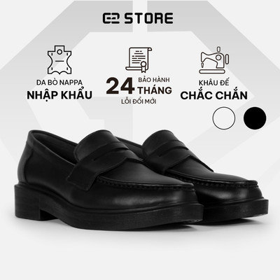 Giày lười nam G2 Loafer giày tây công sở trẻ trung bằng da cao cấp chính hãng độn đế  tăng chiều cao