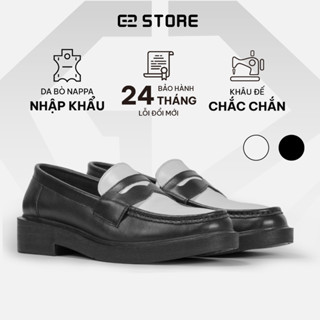 Giày tây nam G2 Loafer dáng lười bằng da bò cao cấp giày da công sở đi làm có độn đế tăng chiều cao