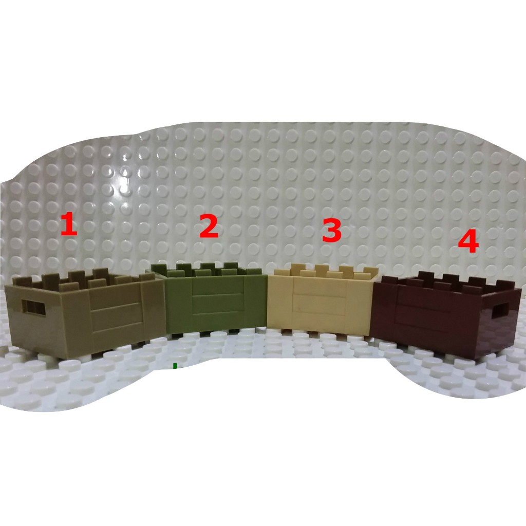 COMBO 3 Thùng Để Đồ Dùng NO.423 - Phụ Kiện MOC Đồ Chơi Lắp Ráp