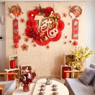 Mành Tăm Tre trang trí Tết nhiều kích thước. Phông nền tre chụp hình Tết. Mành tre trang trí đóng trần.