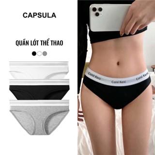 Quần lót nữ CKK, Quần chip CKK thể thao chất cotton co giãn 4 chiều tập gym thể thao đi bơi chụp ảnh cực kì thoải mái