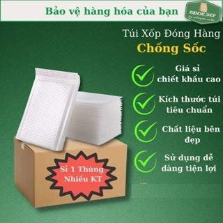  Sỉ 1 Thùng Túi Xốp Đóng Hàng Chống Sốc Túi Có Lót Bóng Khí Loại Dày Tiện Lợi Nhiều Kích Thước 
