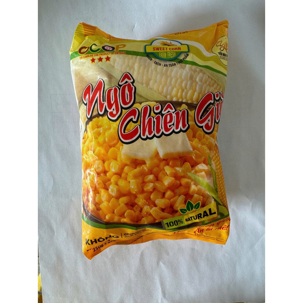 Ngô chiên tẩm bột gói 250gr Yến Anh Food thơm ngon tiện lợi [HN giao hàng hỏa tốc] - Ảnh 3