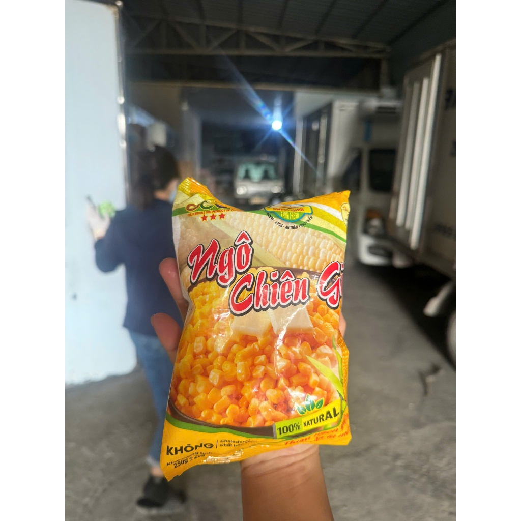Ngô chiên tẩm bột gói 250gr Yến Anh Food thơm ngon tiện lợi [HN giao hàng hỏa tốc] - Ảnh 2