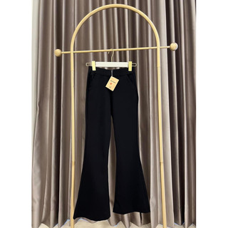  Quần Legging Ống Loe Vải Umi Bigsize Cạp Cao 4 Túi Nâng Mông Co Giãn 4 Chiều 