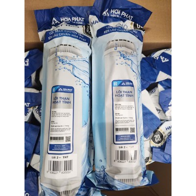 Combo 2 lõi lọc thô Hòa Phát số 2 than hoạt tính- Hàng chính hãng