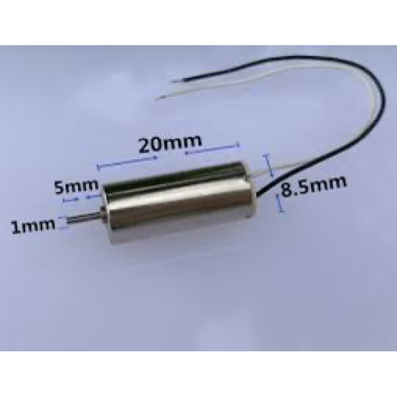 Motor Coreless 8520 đen trắng 1s 44000rpm dùng dể làm xe mô hình, máy bay