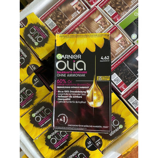 (Hàng Đức) Thuốc nhuộm tóc garnier olia 4.62