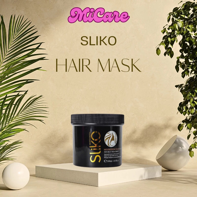 Combo kem ủ hấp tóc và dầu dưỡng SLIKO HAIR MASK gấp đôi collagen suôn mềm mượt óng ả [ HÀNG CHÍNH H