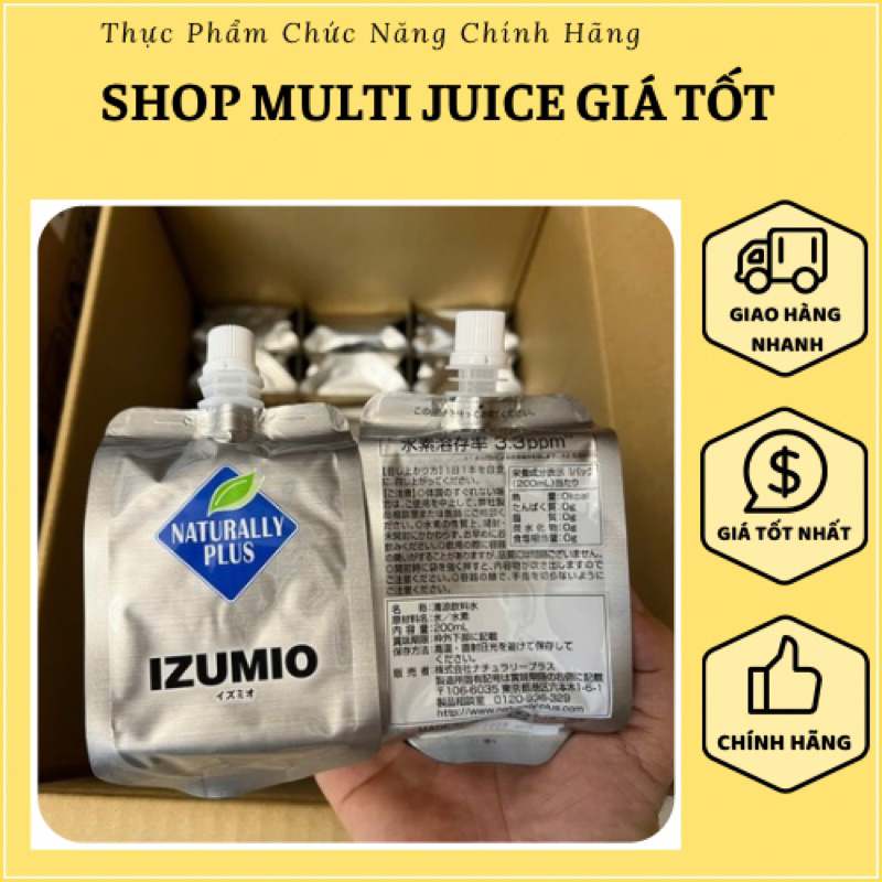 Chính Hãng - Nước Uống Izumio 200ml Nhật Bản, nước uống giàu hydro