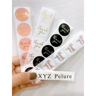 [Có Video] 50- 100 Sticker miếng dán  thank you ánh nhũ trang trí hộp quà, túi giấy, trang trí gói hàng dễ thương.