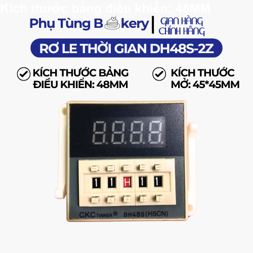 Rơ le thời gian DH48S-2Z / Timer điện tử 2 relay DH48S-2Z