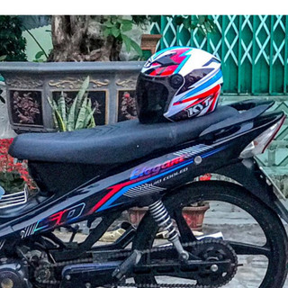 TEM ELEGANT SYM 50 CHỈ SỌC ĐA SẮC DECAL 3A