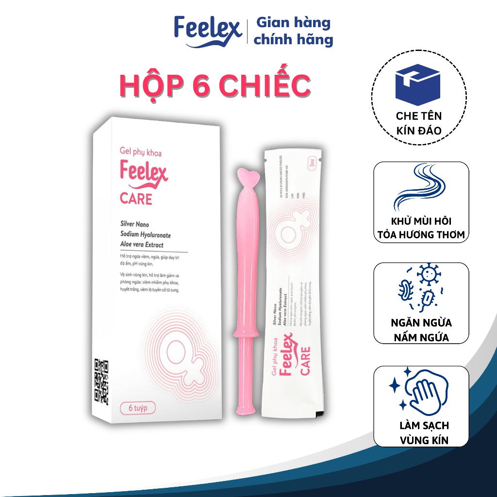 Hộp 06 Chiếc Đũa Thần Inner Feelex Care, Vệ Sinh Vùng Kín Phụ Nữ Toàn Diện, An Toàn, Tiện Lợi